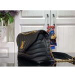 Louis Vuitton LV Women New Wave Chain Bag GM Black Quilted Smooth Calf Leather - Image 4