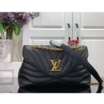 Louis Vuitton LV Women New Wave Chain Bag GM Black Quilted Smooth Calf Leather - Image 2