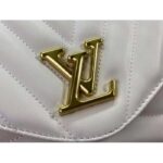 Louis Vuitton LV Women New Wave Chain Bag GM Ivory Quilted Smooth Calf Leather - Image 7