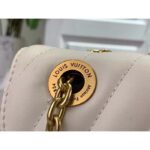 Louis Vuitton LV Women New Wave Chain Bag GM Ivory Quilted Smooth Calf Leather - Image 8