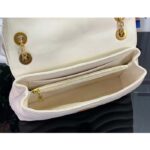 Louis Vuitton LV Women New Wave Chain Bag GM Ivory Quilted Smooth Calf Leather - Image 6