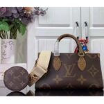 Louis Vuitton LV Women OnTheGo East West Giant Monogram Monogram Reverse Coated Canvas - Image 4