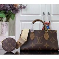 Louis Vuitton LV Women OnTheGo East West Giant Monogram Monogram Reverse Coated Canvas (1)