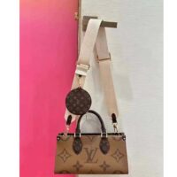 Louis Vuitton LV Women OnTheGo East West Giant Monogram Monogram Reverse Coated Canvas (1)