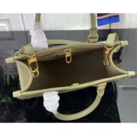 Louis Vuitton LV Women Onthego PM Light Khaki Cream Monogram Empreinte Embossed Grained Cowhide Leather (1)