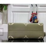 Louis Vuitton LV Women Onthego PM Light Khaki Cream Monogram Empreinte Embossed Grained Cowhide Leather - Image 5
