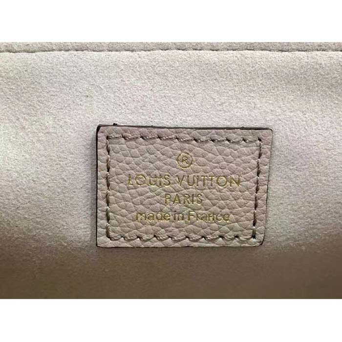 Louis Vuitton LV Women Oxford Greige Grained Calf Leather Microfiber Lining (7)