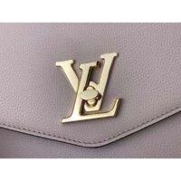 Louis Vuitton LV Women Oxford Greige Grained Calf Leather Microfiber Lining (9)