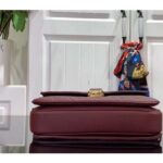 Louis Vuitton LV Women Pochette Métis Wine Red Monogram Empreinte Embossed Grained Cowhide Leather - Image 4