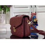 Louis Vuitton LV Women Pochette Métis Wine Red Monogram Empreinte Embossed Grained Cowhide Leather - Image 5