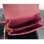 Louis Vuitton LV Women Pochette Métis Wine Red Monogram Empreinte Embossed Grained Cowhide Leather - Image 6