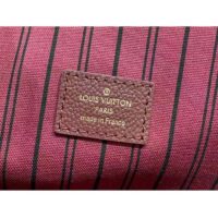 Louis Vuitton LV Women Pochette Métis Wine Red Monogram Empreinte Embossed Grained Cowhide Leather (9)