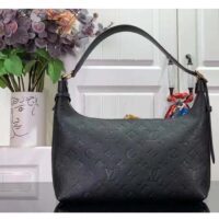 Louis Vuitton LV Women Sac Sport Crème Black Embossed Supple Grained Cowhide Leather (8)