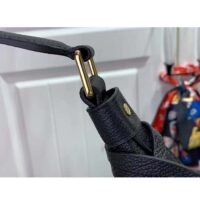 Louis Vuitton LV Women Sac Sport Crème Black Embossed Supple Grained Cowhide Leather (8)