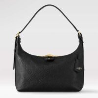 Louis Vuitton LV Women Sac Sport Crème Black Embossed Supple Grained Cowhide Leather (8)