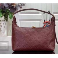 Louis Vuitton LV Women Sac Sport Wine Red Monogram Empreinte Embossed Grained Cowhide Leather (1)