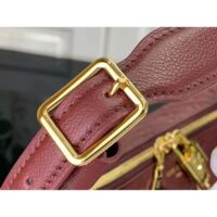 Louis Vuitton LV Women Sac Sport Wine Red Monogram Empreinte Embossed Grained Cowhide Leather (1)