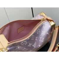 Louis Vuitton LV Women Side Trunk Rose Monogram Coated Canvas Cowhide Leather (1)