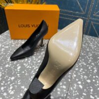 Louis Vuitton LV Women Sparkle Pump Black Lamb Leather Outsole 9.5 Cm Heel (7)