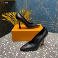 Louis Vuitton LV Women Sparkle Pump Black Lamb Leather Outsole 9.5 Cm Heel (7)