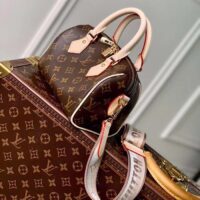 Louis Vuitton LV Women Speedy Bandoulière 20 Handbag Pink Orange Monogram Coated Canvas (1)