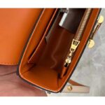 Louis Vuitton LV Women Twist MM Beige White Brown Grained Leather Cowhide – Bild 9