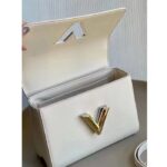 Louis Vuitton LV Women Twist MM Quartz Epi Grained Leather Cowhide Lock - Image 6