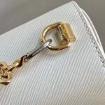Louis Vuitton LV Women Twist MM Quartz Epi Grained Leather Cowhide Lock - Image 9