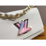 Louis Vuitton LV Women Twist PM Quartz White Epi Grained Cowhide Leather – Image 7