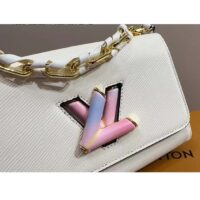 Louis Vuitton LV Women Twist PM Quartz White Epi Grained Cowhide Leather (5)