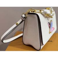 Louis Vuitton LV Women Twist PM Quartz White Epi Grained Cowhide Leather (5)