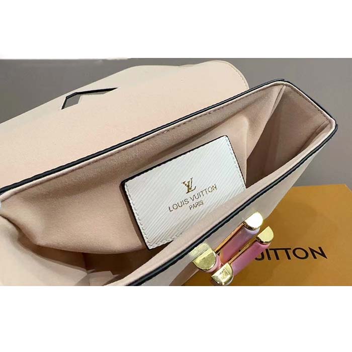 Louis Vuitton LV Women Twist PM Quartz White Epi Grained Cowhide Leather (2)