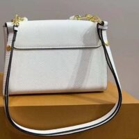 Louis Vuitton LV Women Twist PM Quartz White Epi Grained Cowhide Leather (5)