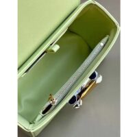 Louis Vuitton LV Women Twist PM Vert Noto Green Epi Grained Leather Cowhide Lock (4)