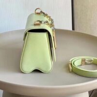 Louis Vuitton LV Women Twist PM Vert Noto Green Epi Grained Leather Cowhide Lock (4)