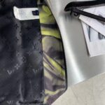 Louis Vuitton Men Graphic Cotton Bomber Jacket Relaxed Fit LV Dune Print Allover - Image 6