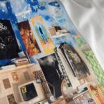 Louis Vuitton Women Printed Cotton T-Shirt Show Fit Ribbed Collar Milky White - Image 6