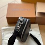 Louis Vuitton Unisex LV Alpha Wearable Wallet Monogram Eclipse Coated Canvas Cowhide Leather - Image 7