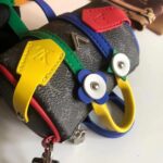 Louis Vuitton Unisex LV Mister Keepall Key Holder Bag Charm Monogram Eclipse Coated Canvas Leather - Image 3