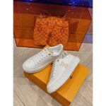 Louis Vuitton Unisex LV Time Out Sneaker Natural Calf Leather Rubber Outsole - Image 4