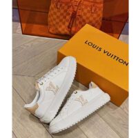 Louis Vuitton Unisex LV Time Out Sneaker Natural Calf Leather Rubber Outsole (7)