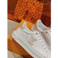 Louis Vuitton Unisex LV Time Out Sneaker Natural Calf Leather Rubber Outsole (7)