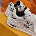 Louis Vuitton Unisex LV Trainer Sneaker Black Mix Sustainable Materials Recycled Polyester - Imagen 5