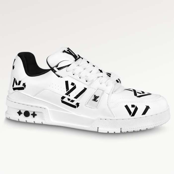 Louis Vuitton Unisex LV Trainer Sneaker Black Mix Sustainable Materials Recycled Polyester (4)