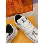 Louis Vuitton Unisex LV Trainer Sneaker Black Mix Sustainable Materials Recycled Polyester - Imagen 10