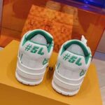 Louis Vuitton Unisex LV Trainer Sneaker Green Mix Sustainable Materials Recycled Polyester - immagine 8