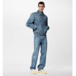 Louis Vuitton Unisex LV Trainer Sneaker Yellow Calf Leather Rubber Outsole Monogram Flowers – Image 14