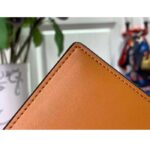 Louis Vuitton Unisex LV Vertical Compact Wallet Black Arizona Beige Taurillon Leather - Image 9