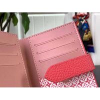 Louis Vuitton Unisex LV Vertical Compact Wallet Dragon Fruit Pink Taurillon Leather (2)