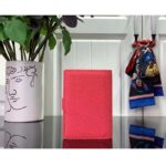 Louis Vuitton Unisex LV Vertical Compact Wallet Dragon Fruit Pink Taurillon Leather – Image 3